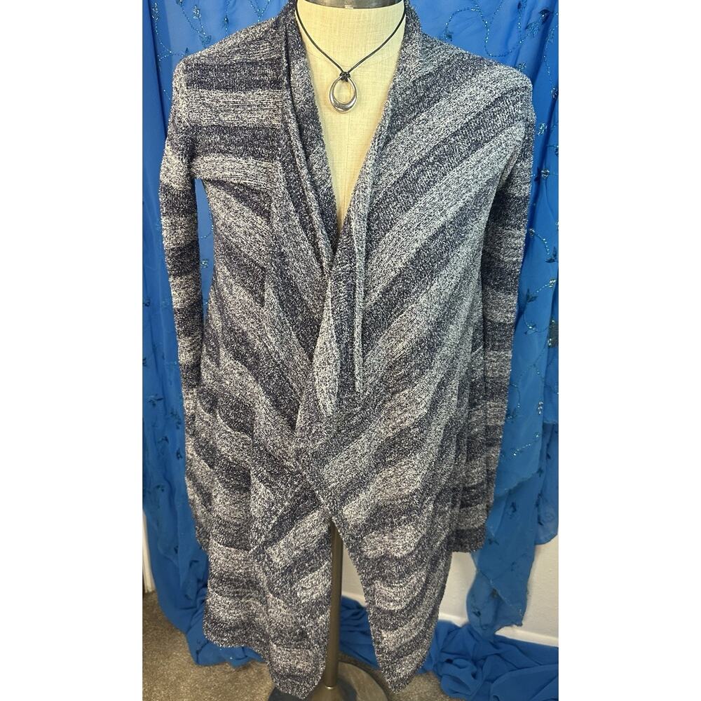 Barefoot Dreams Cozychic Lite Calypso Wrap Style 436 Women's Size S/M Striped